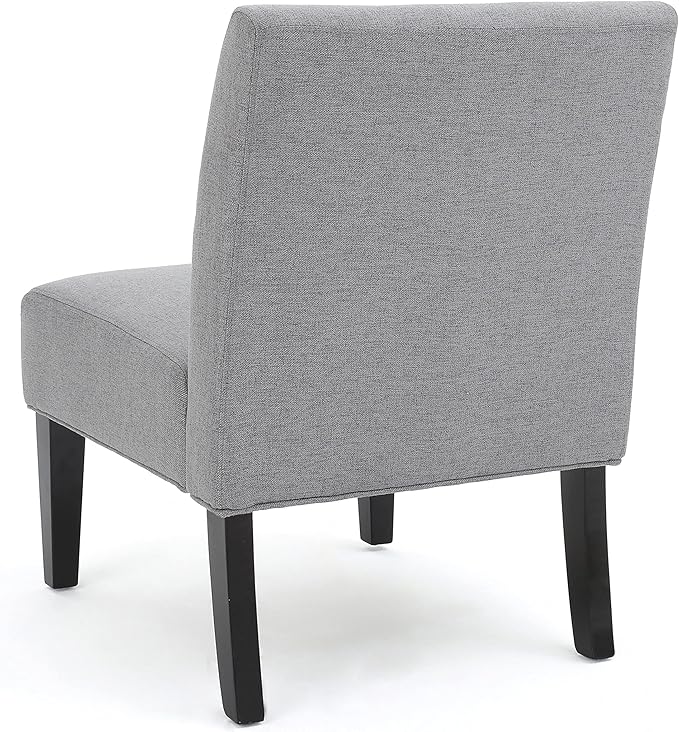 Christopher Knight Home Kendal Grey Fabric Accent Chair (Set of 2), 2-Pcs Set - LeafyLoom