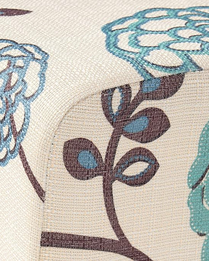 Christopher Knight Home Pertica Fabric Dining Chairs, 2-Pcs Set, Polyester White And Blue Floral - LeafyLoom