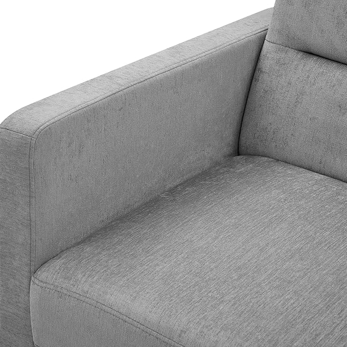 3 in 1 Sleeper Sofa Bed,Contemporary Minimalist Style 2 Seater Loveseat Convertible Sofa&Couch with Pull Out Sofabed and Side Storage Pockets for Home,Office,Apartment,RV Living Room Furniture - LeafyLoom