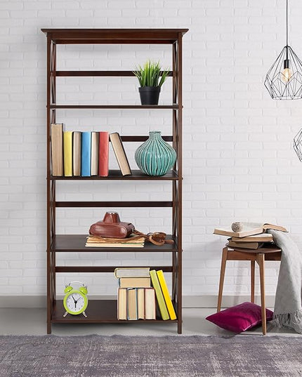 Casual Home Shelf Bookcase - LeafyLoom