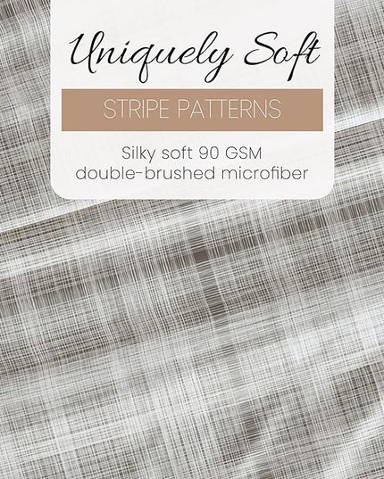 Linen Market 4 Piece California King Bedding Sheet Set (Thatch Gray) - Sleep Better Than Ever with These Ultra-Soft & Cooling Bed Sheets for Your Cal King Size Bed - Deep Pocket Fits 16" Mattress - LeafyLoom