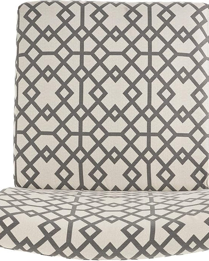 Christopher Knight Home Kassi Fabric Accent Chair, Grey Geometric Patterned - LeafyLoom