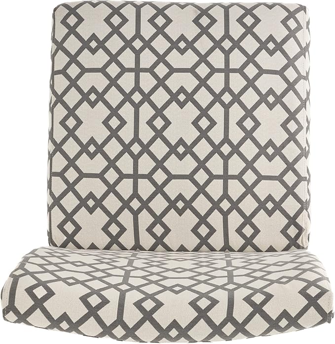 Christopher Knight Home Kassi Fabric Accent Chair, Grey Geometric Patterned - LeafyLoom