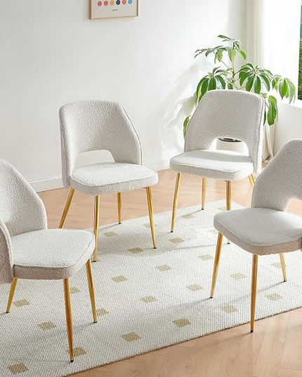 NicBex Haerin-SD-00326-LWJ Dining Chairs, 20.1"x24.2"x31.7", Off White - LeafyLoom