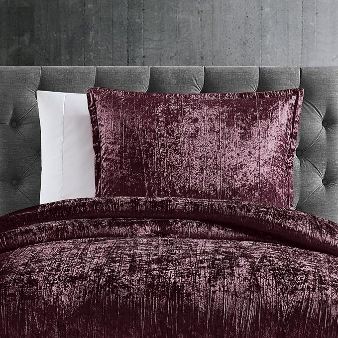 Riverbrook Home Turin Comforter Set, Twin, Plum, 2-Piece Set - LeafyLoom