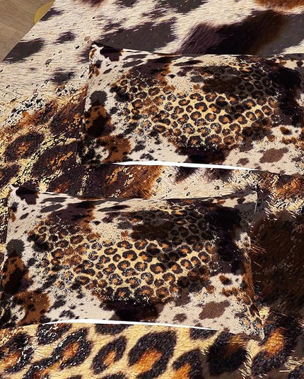Tailor Shop Cow Print Comforter Sets for Boys Kids Teens,Leopard Comforter Set King Size Cow Print Bedding Sets,Leopard Print Comforter with 1 Comforter 2 Pillowcase… - LeafyLoom