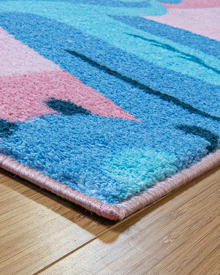 Gertmenian Disney Lilo & Stitch Area Rug for Children & Teens | Kids Home Decor for Girls & Boys | 3x5 Small, Pink, 19838 - LeafyLoom