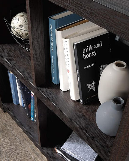 Sauder HomePlus 4-Cube Bookcase, Dakota Oak finish - LeafyLoom
