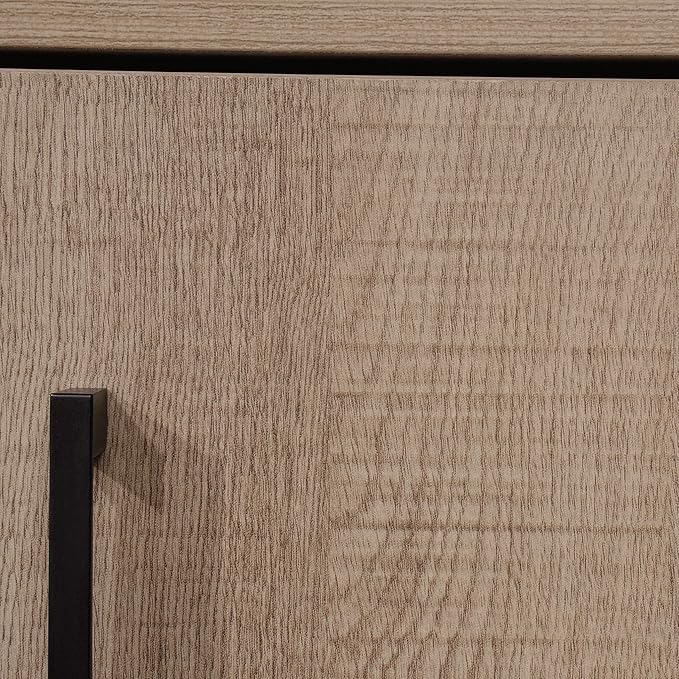 Sauder Beginnings Bookcase With Doors/ Book shelf, Summer Oak finish - LeafyLoom
