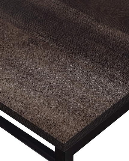 OSP Home Furnishings Contempo L-Shaped Desk, Ozark Ash - LeafyLoom