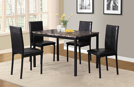 NicBex Haerin-SD-00347-LWJ Dining Chairs, 21.5"x17.5"x36", Black - LeafyLoom