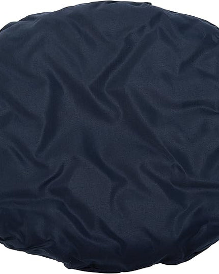 DMI 16-inch Convoluted Molded Foam Ring Donut Pillow Seat Cushion for Hemorrhoids, Back Pain, Tailbone Relief Cushion, Navy - LeafyLoom