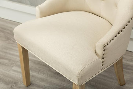 NicBex Haerin-SD-00159-LWJ Dining Chairs, 24"x22"x39", Beige - LeafyLoom