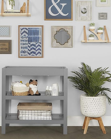 Nursery Essentials Bundle of Dream On Me Ridgefield 5-in-1 Convertible Crib, Dream On Me Ridgefield Changing-Table, with a Dream On Me Honeycomb Orthopedic Firm Fiber Standard Crib Mattress - LeafyLoom
