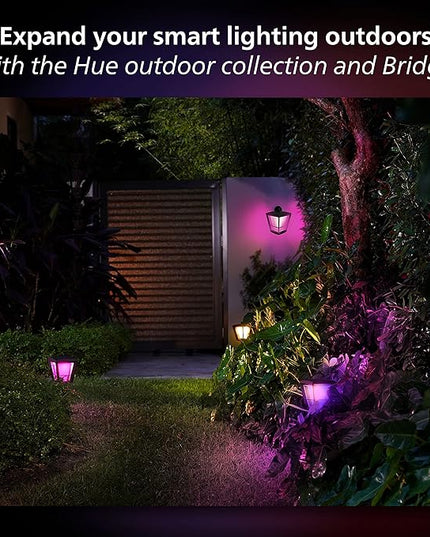 Philips Hue Calla Outdoor Smart Pathway Light - White & Color Ambiance LED Walkway Lights - Low Voltage Lighting - 1 Pack - Requires Bridge and Power Supply - Control with App and Voice - Weatherproof PhilipsHue