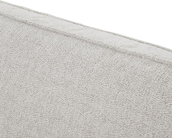 Upholstered Loveseat Sofa Modern Small 2-Seater Couch with Metal Legs for Livingroom Bedroom, Including 2 Bolster Pillows, White - LeafyLoom