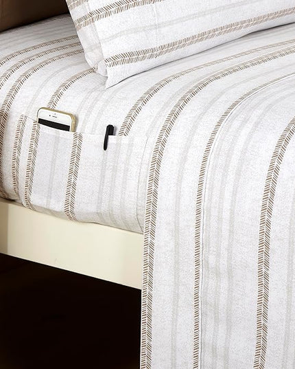 Elegant Comfort Softest and Coziest 4-Piece Sheet Set - 1500 Premium Hotel Quality Microfiber - Deep Pocket, Wrinkle Resistant 4-Piece Floral Bed Sheet Set, Twin, Traci Linen - LeafyLoom