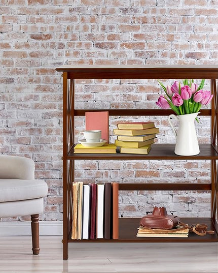 Casual Home Shelf Bookcase - LeafyLoom