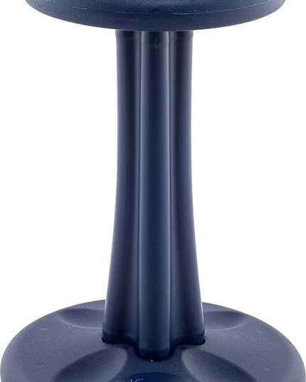 Kore Kids Pre-Teen Wobble Chair - Flexible Seating Stool for Classroom, Home & School, ADD/ADHD - Made in The USA - Age 10-11, Grade 5-6, Dark Blue (18.7in) - LeafyLoom
