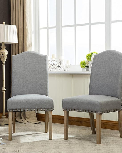 NicBex Haerin-SD-00153-LWJ Dining Chairs, 25"x20"x41", Gray - LeafyLoom