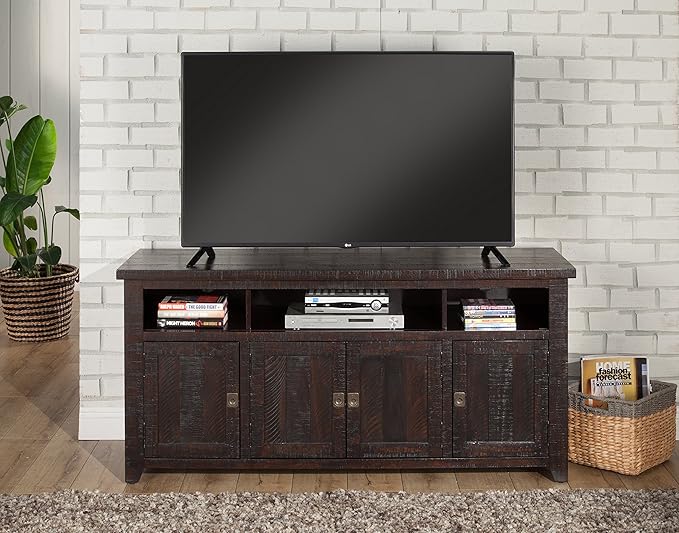 Martin Svensson Home Coffee Plantation 65" TV Stand, Espresso - LeafyLoom
