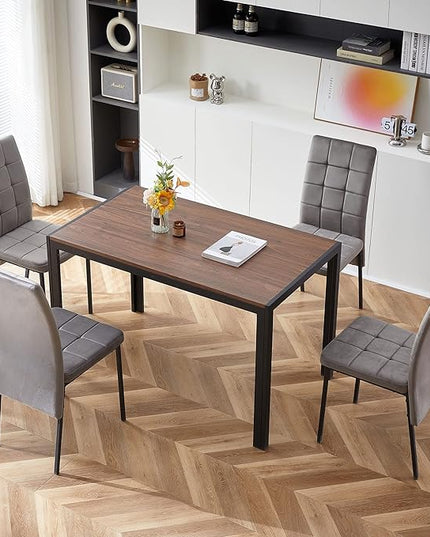 NicBex Haerin-SD-00336-LWJ Dining Chairs, 20.3"x16.1"x36.2", Gray - LeafyLoom