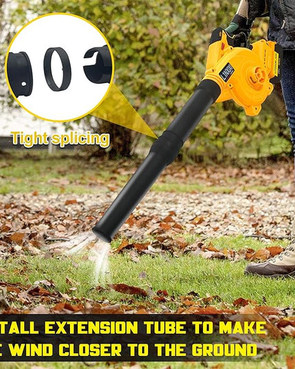 Cordless Leaf Blower for Dewalt 20V Max Battery, Jobsite Air Blower with Brushless Motor,6 Variable Speed Up to 180MPH,2-in-1 Handle Electric Blower and Vacuum Cleaner(Battery Not Included) - LeafyLoom
