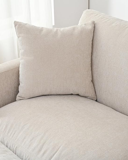 L Shaped Convertible Modular Sectional Couch with Movable Ottoman and Detachable Backrest , 4 Seater Reversible Corner Sofa ,Comfy Chenille Upholstered Sleeper Sofa&Couches for Living Room Office - LeafyLoom