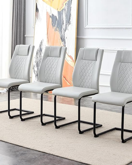 NicBex Haerin-SD-00322-LWJ Dining Chairs, 16"x16"x38", Light Gray - LeafyLoom