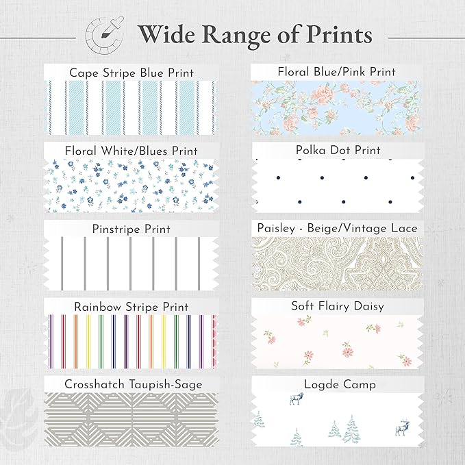 California Design Den Lodge Sheets Twin Size Printed Set, 400 Thread Count, 100% Cotton Sateen, 3 Pc Twin Size Sheets Set, Deep Pocket Sheets & Pillowcase Set - Lodge Camp - LeafyLoom