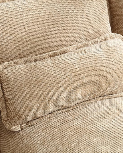 6 Seater Overstuffed Modular Sectional Sofa Cloud Couch with Double Chaise Lounge, U Shaped Chenille Upholstered Leisure Sofa&Couches with Memory Foam and Waist Pillows for Living Room Office - LeafyLoom
