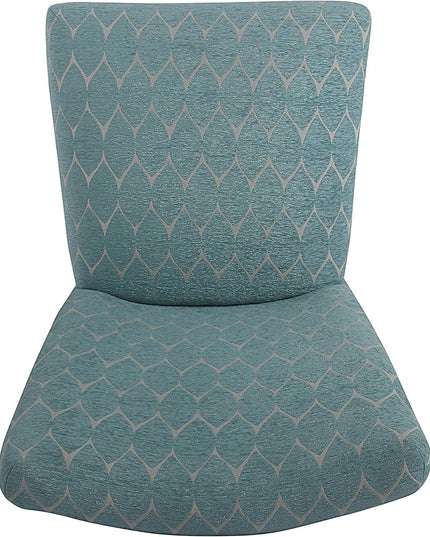 HomePop Parsons Classic Upholstered Accent Dining Chair, Teal (Set of 2) - LeafyLoom