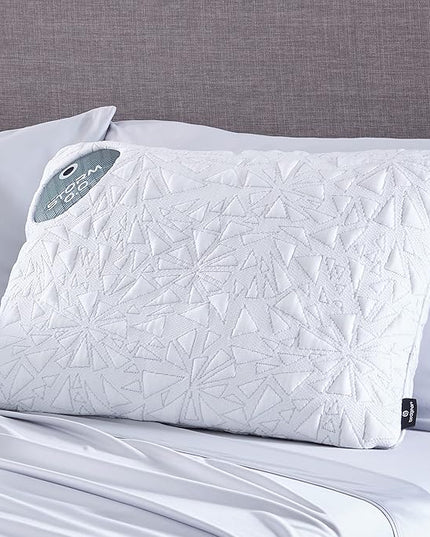 Bedgear Storm Performance Pillow - Size 0.0 - Cooling Bed Pillow for Hot Sleepers - Medium Firmness Pillow for All Sleep Positions, Hypoallergenic, Washable & Removable Cover - 20" W x 26" L x 4.75" H - LeafyLoom