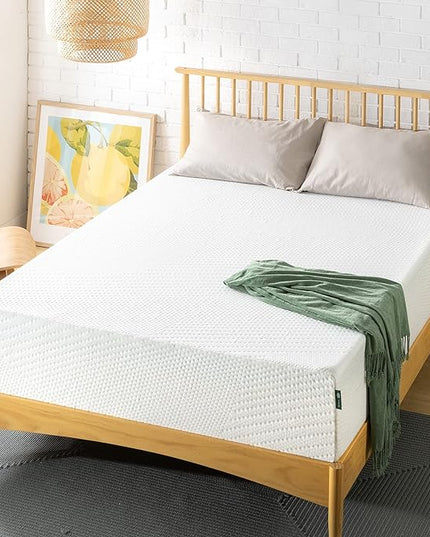 ZINUS 12 Inch Green Tea Essential Memory Foam Mattress, Twin, Mattress in A Box, Affordable Mattress, CertiPUR-US Certified - LeafyLoom