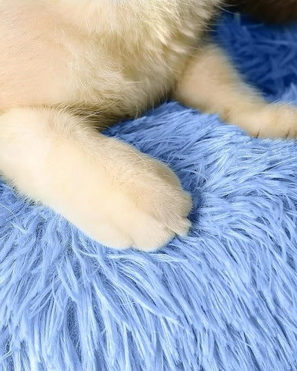 WESTERN HOME WH Calming Dog Bed & Cat Bed, Anti-Anxiety Donut Dog Cuddler Bed, Warming Cozy Soft Dog Round Bed, Dog Cat Cushion Bed for Small Medium Dogs and Cats WESTERNHOME