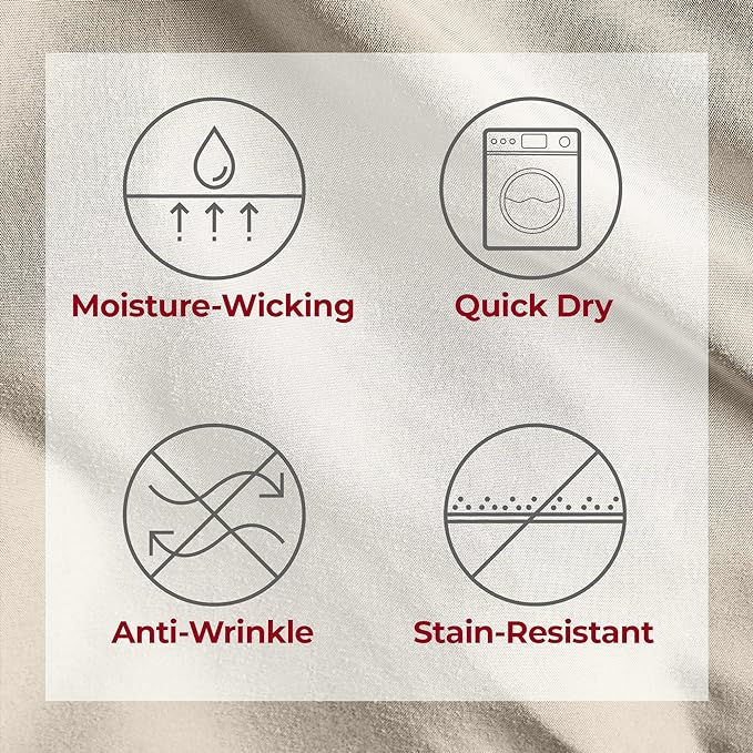 Mellanni Extra Deep Twin Sheets - 3 PC Iconic Collection Bedding Sheets & Pillowcases - Hotel Luxury, Ultra Soft, Cooling Bed Sheets - Extra Deep Pocket up to 21 inch (Twin, Burnt Sand) - LeafyLoom