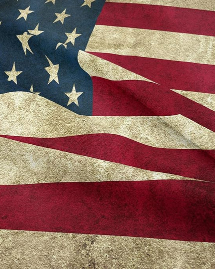 Tailor Shop American Flag Comforter Set for Boys Kids Teens American Flag Pattern Bedding Set King Size with 1 Comforter 2 Pillowcases - LeafyLoom