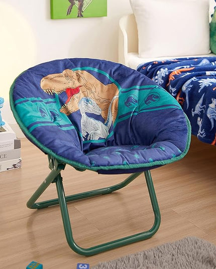Idea Nuova Jurassic World Toddler Saucer Chair - LeafyLoom