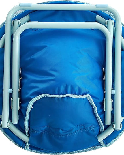 Nickelodeon Blues Clues Toddler 19” Folding Saucer Chair with Cushion, Ages 3+, Polyester - LeafyLoom