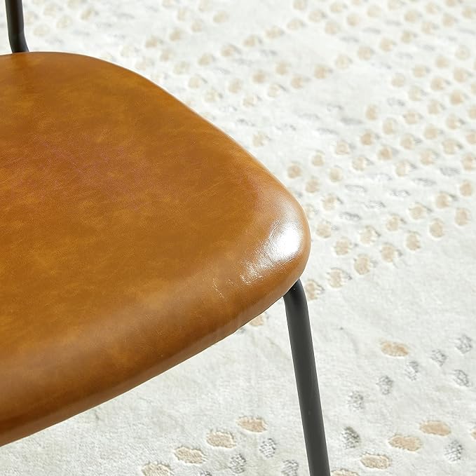 NicBex Haerin-SD-00364-LWJ Dining Chairs, 22.1"x17.7"x31.5", Brown - LeafyLoom