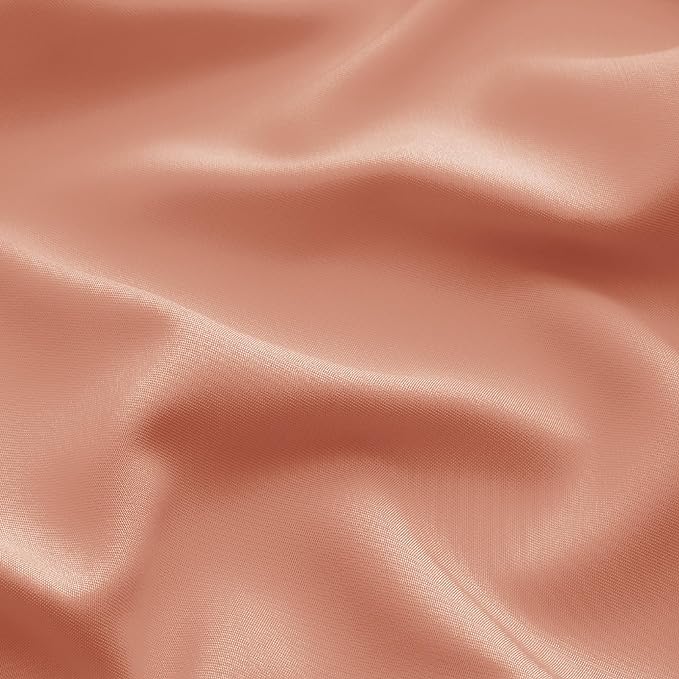 Bedsure California King Sheet Sets, Cooling Sheets, Rayon Derived from Bamboo, Deep Pocket Up to 16", Breathable & Soft Bed Sheets, Hotel Luxury Silky Bedding Sheets & Pillowcases, Coral - LeafyLoom