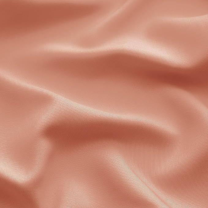 Bedsure King Size Sheet Set, Cooling Sheets King, Rayon Derived from Bamboo, Deep Pocket Up to 16", Breathable & Soft Bed Sheets, Hotel Luxury Silky Bedding Sheets & Pillowcases, Coral - LeafyLoom