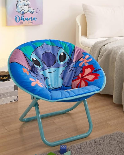 Idea Nuova Stitch Toddler Saucer Chair - LeafyLoom