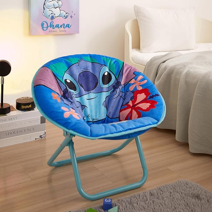 Idea Nuova Stitch Toddler Saucer Chair - LeafyLoom
