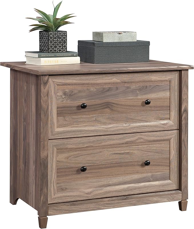 Sauder County Line Dresser, L: 33.31" x W: 23.47" x H: 29.37", Washed Walnut Finish - LeafyLoom