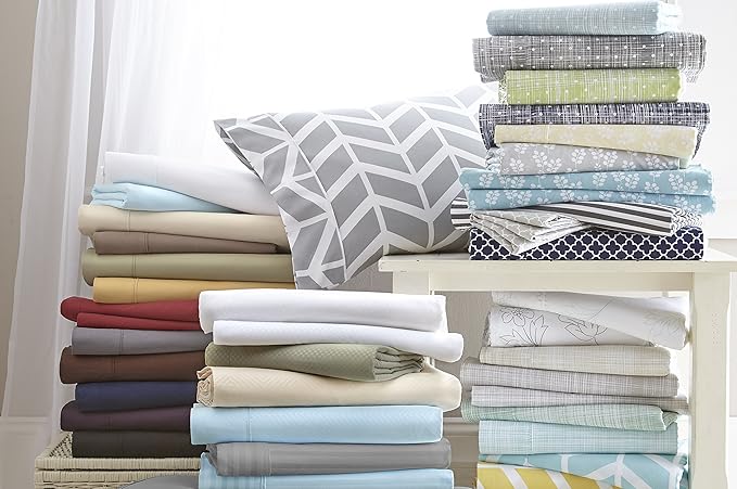 ienjoy Home 3 Piece Double Brushed Microfiber Bed Sheet Set, Sage, Twin XL - LeafyLoom