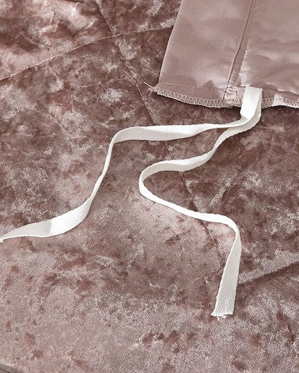 Intelligent Design Queen Duvet Cover Set, Velvet Queen Duvet Set, Luxury Diamond Quilting Pink Duvet Cover, Fluffy Duvet Cover with Decorative Pillow and 2 Shams, 4 Pieces, Blush, Full/Queen - LeafyLoom