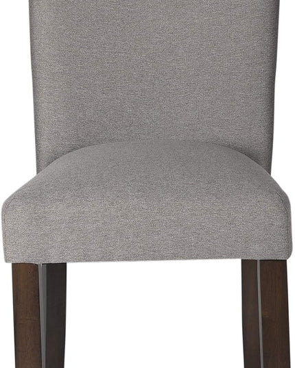 HomePop Classic Parsons Dining Chairs, Single Pack, Ash Gray - LeafyLoom