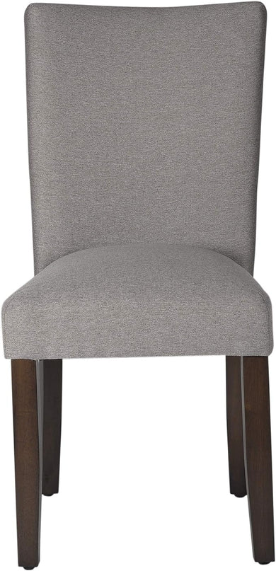 HomePop Classic Parsons Dining Chairs, Single Pack, Ash Gray - LeafyLoom