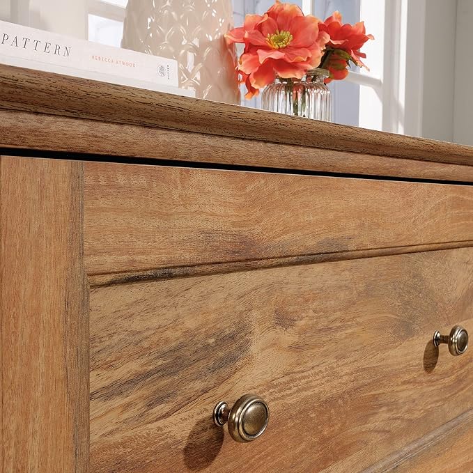 Sauder Barrister Lane Lateral File, L: 32.36" x W: 19.53" x H: 29.76", Sindoori Mango Finish - LeafyLoom